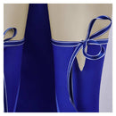 Mortal Kombat Kitana Blue Sexy Outfits Remake Women Cosplay Costume Halloween Carnival Party 