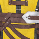 Mortal Kombat Scorpion Yellow Outfit Full Set With Mask Carnival Halloween Cosplay Costume