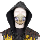 Mortal Kombat Scorpion Yellow Outfit Full Set With Mask Carnival Halloween Cosplay Costume