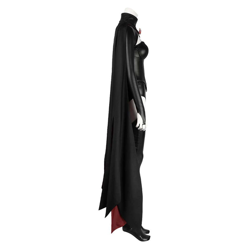 Movie Red Queen Madelyne Women Black Outfit Party Carnival Halloween Cosplay Costume