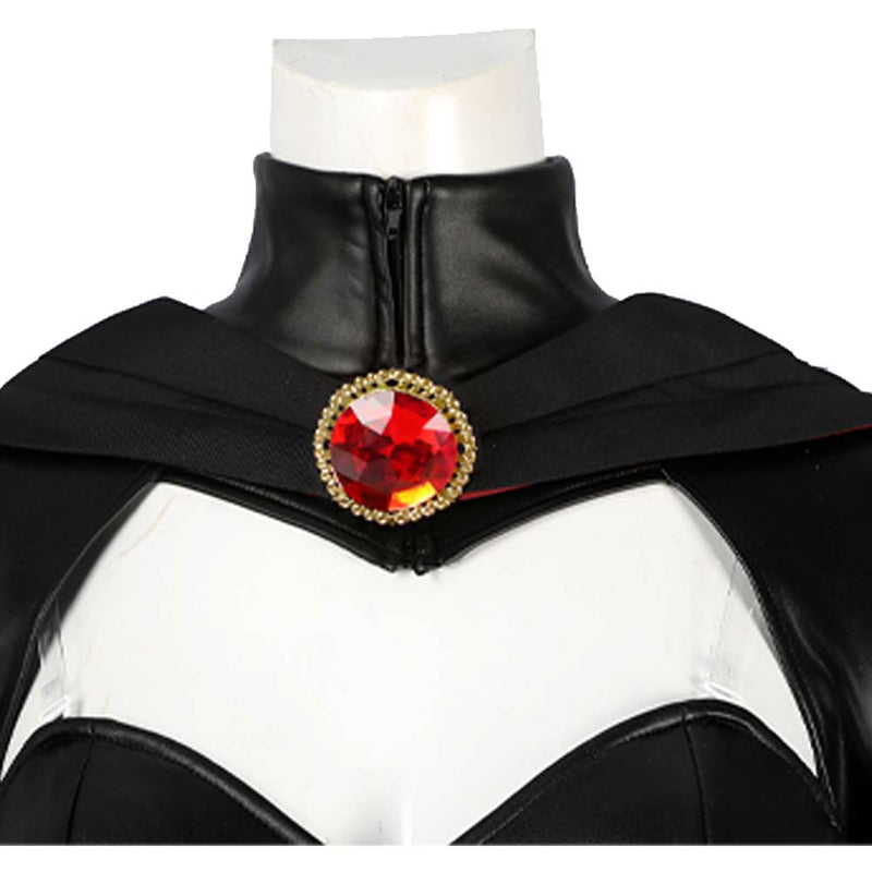 Movie Red Queen Madelyne Women Black Outfit Party Carnival Halloween Cosplay Costume