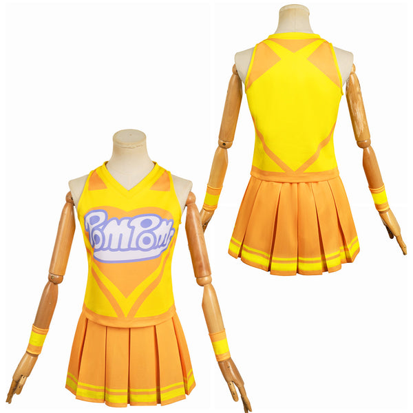 Na Nare Hana Nare Anime Anna Aveiro Kanata Misora Suzuha Obunai Women Yellow Dress Cosplay Costume