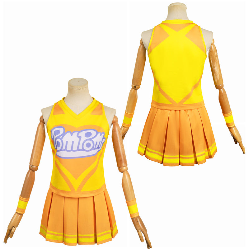 Na Nare Hana Nare Anime Anna Aveiro Kanata Misora Suzuha Obunai Women Yellow Dress Cosplay Costume