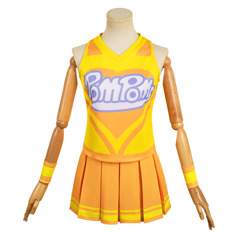 Na Nare Hana Nare Anime Anna Aveiro Kanata Misora Suzuha Obunai Women Yellow Dress Cosplay Costume