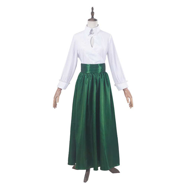 National Lampoon's Christmas Vacation Ellen Griswold Green Dress Carnival Halloween Cosplay Costume