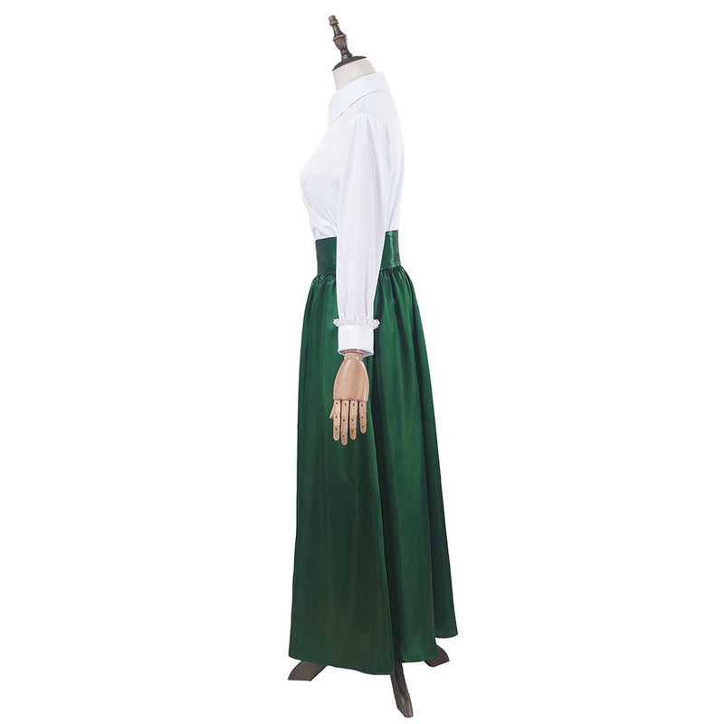 National Lampoon's Christmas Vacation Ellen Griswold Green Dress Carnival Halloween Cosplay Costume