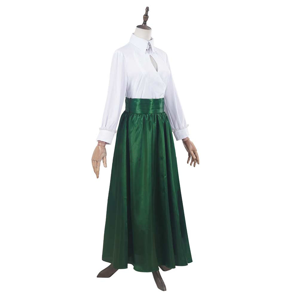 National Lampoon's Christmas Vacation Ellen Griswold Green Dress Carnival Halloween Cosplay Costume
