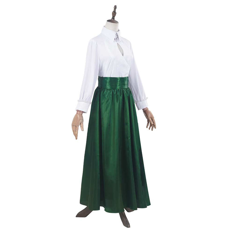 National Lampoon's Christmas Vacation Ellen Griswold Green Dress Carnival Halloween Cosplay Costume