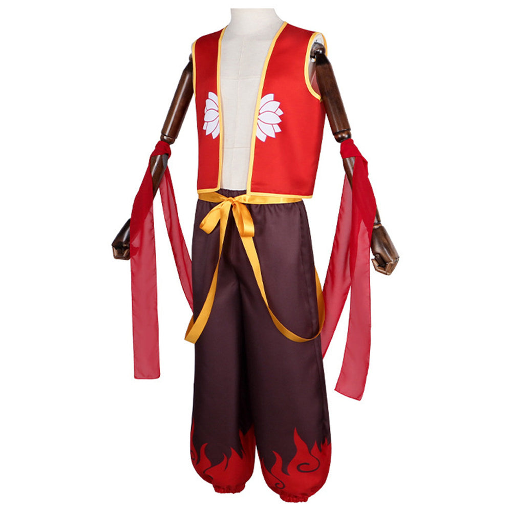 Ne Zha 2 (2025) Nezha Red Outfit Carnival Halloween Cosplay