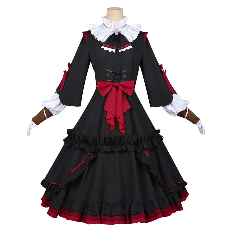 goku black dress Needy Girl Overdose (2026) Gokubara Michica Women Outfit H Opal Cross Back Satin YGroup_kiki-one Choose Size:EU38 - UK5 - US7 The Dragon Ball Super