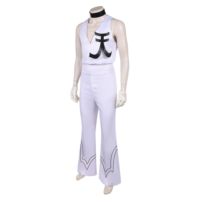 New Panty & Stocking with Garterbelt Angel Brothers Polyester White Outfit Cosplay Costume New Panty & Stocking with Garterbelt Angel Brothers Polyester White Outfit Cosplay Costume