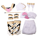 New Panty & Stocking with Garterbelt Panty Anarchy Women White Outfit Cosplay Costume