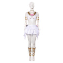 New Panty & Stocking with Garterbelt Panty Anarchy Women White Outfit Cosplay Costume
