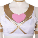 New Panty & Stocking with Garterbelt Panty Anarchy Women White Outfit Cosplay Costume
