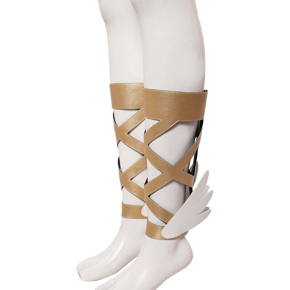 New Panty & Stocking with Garterbelt Panty Anarchy Women White Outfit Cosplay Costume New Panty & Stocking with Garterbelt Panty Anarchy Women White Outfit Cosplay Costume