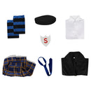 New Panty & Stocking with Garterbelt Stocking Anarchy Women Black Uniform Dress Cosplay Costume