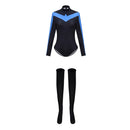 Nightwing Dick Greyson Genderbend Jumpsuit Women  Halloween Outfit Carnival Party Cosplay Costume