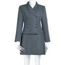 Nosferatu Lucy Harker Grey Top Skirt Set Outfits Women Halloween Carnival Party Cosplay Costume