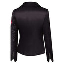 O'Dessa (2025) O'Dessa Women Black Coat Carnival Halloween Cosplay Costume