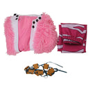 One Piece Anime Donquixote Doflamingo Kids Children Pink Outfit Party Carnival Halloween Cosplay Costume