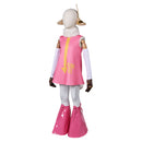 One Piece Anime PUNK-05 Atlas Kids Children Pink Dress Set Party Carnival Halloween Cosplay Costume