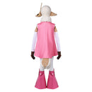 One Piece Anime PUNK-05 Atlas Kids Children Pink Dress Set Party Carnival Halloween Cosplay Costume