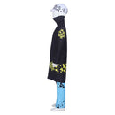 One Piece Anime Trafalgar D. Water Law Kids Children Black Outfit Party Carnival Halloween Cosplay Costume