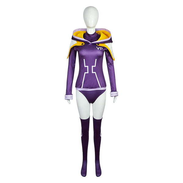One Piece Egghead Arc Anime Jewelry Bonney Women Purple Outfit Party Carnival Halloween Cosplay Costume