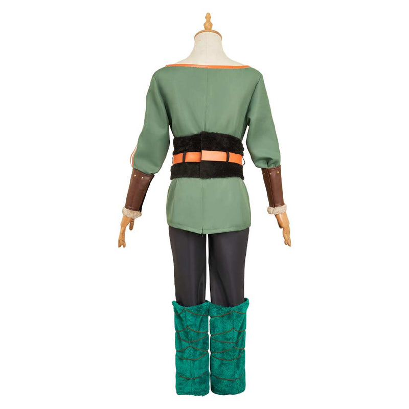 Elbaph Arc Zoro Green Gladiator Fullset Outfits Men Halloween