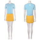 One Piece Season 2 Nami Blue Top Skirt Outfit Halloween Carnival Party Cosplay Costume