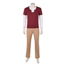 One Piece Season 2 Sanji Red Shirt Pants Outfit Halloween Carnival Party Cosplay Costume