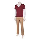 One Piece Season 2 Sanji Red Shirt Pants Outfit Halloween Carnival Party Cosplay Costume