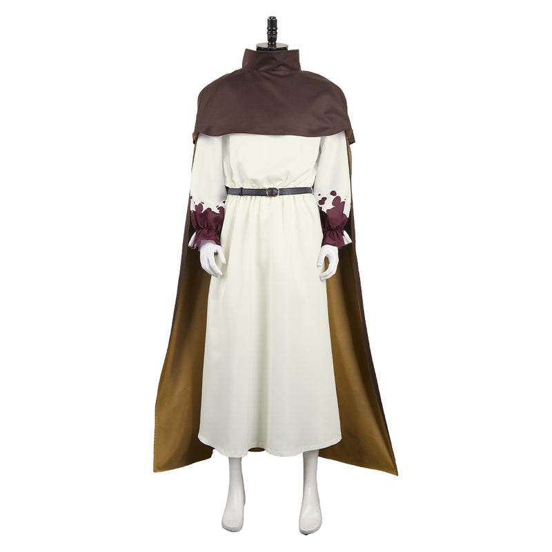 Orb: On the Movements of the Earth Anime Nowak White Outfit Party Carnival Halloween Cosplay Costume