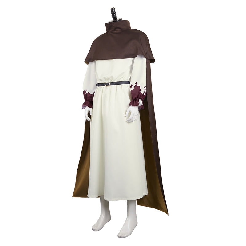 Orb: On the Movements of the Earth Anime Nowak White Outfit Party Carnival Halloween Cosplay Costume