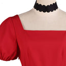 Oshi no Ko Ruby Hoshino Red Dress Outfit Women Halloween Carnival Party Cosplay Costume 