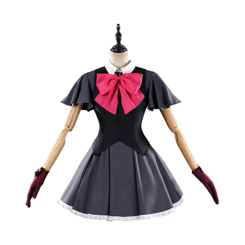 Oshi no Ko Season 3 Ruby Hoshino Black Dress Set Outfit Women Halloween Carnival Party Cosplay Costume Oshi no Ko Season 3 Ruby Hoshino Black Dress Set Outfit Women Halloween Carnival Party Cosplay Costume