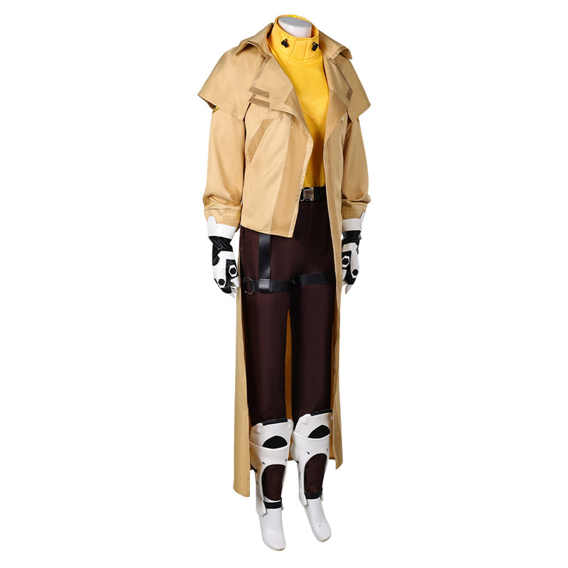 Overwatch 2 Game Venture Women Brown Outfit Party Carnival Halloween Cosplay Costume