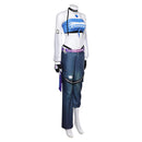 OW D. Va Women Blue Outfit Carnival Halloween Cosplay Costume