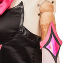 OW D.VA Women Red Dress Outfit Carnival Halloween Cosplay Costume