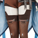 OW Freja Women Blue Outfit Carnival Halloween Cosplay Costume