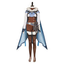 OW Freja Women Blue Outfit Carnival Halloween Cosplay Costume