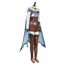 OW Freja Women Blue Outfit Carnival Halloween Cosplay Costume