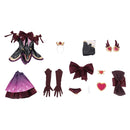 OW Juno Women Mythic Corrupted Evil Red Outfit Carnival Halloween Cosplay Costume