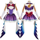 OW Kiriko Magic Girls Women Purple Outfit Carnival Halloween Cosplay Costume