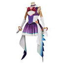 OW Kiriko Magic Girls Women Purple Outfit Carnival Halloween Cosplay Costume