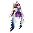 OW Kiriko Magic Girls Women Purple Outfit Carnival Halloween Cosplay Costume