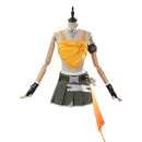 OW LE SSERAFIM New Fearless Mercy Women Yellow Outfit Cosplay Costume