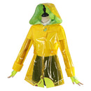 OW Mei Women Yellow Raincoat Outfit Carnival Halloween Cosplay Costume