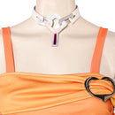 OW Mercy Women Orange Outfit Carnival Halloween Cosplay Costume