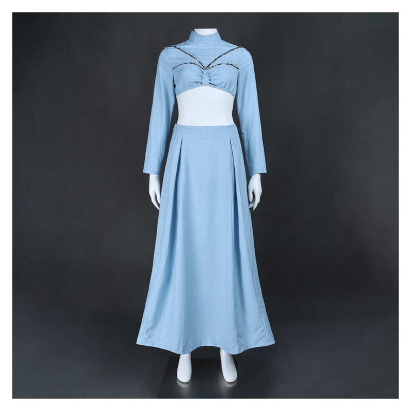Padmé Amidala Blue Outfit Women Dress Carnival Halloween Cosplay Costume